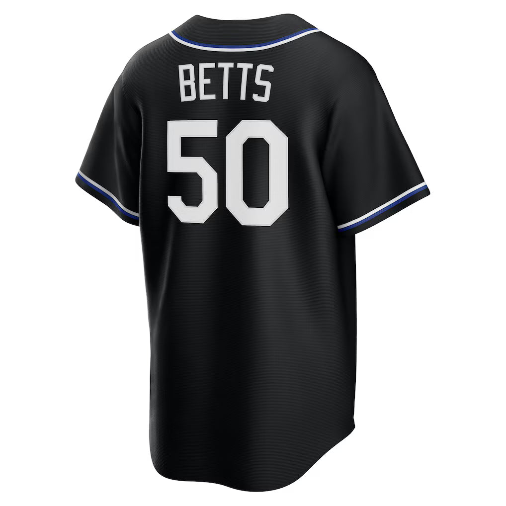 Camisa MLB Los Angeles Dodgers Jersey Preta/Azul