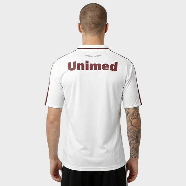 Camisa Fluminense Aniversário 120 - Retrô - Branca