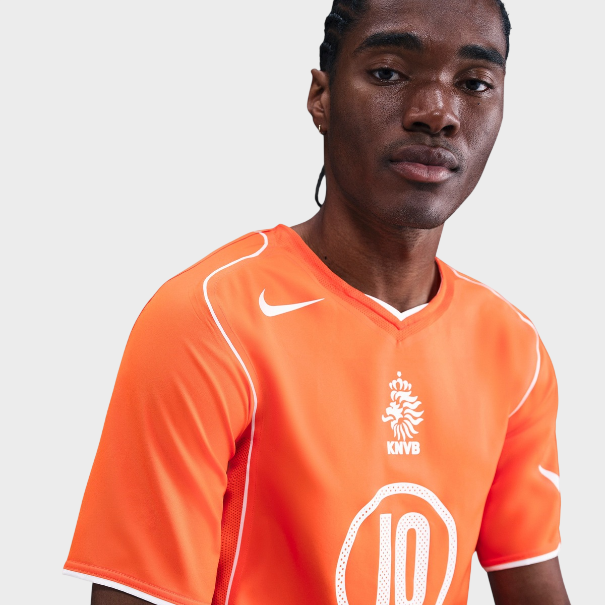 Camisa Holanda I 2004 Reedição Total 90 Nike - Laranja