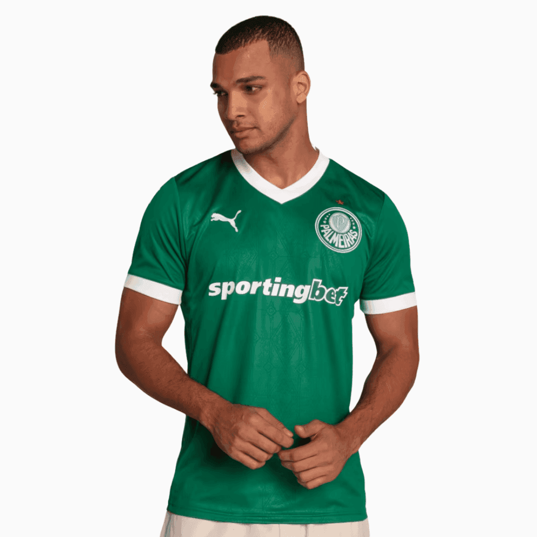 Camisa Puma Palmeiras 2025/26 I - Estevão N° 41