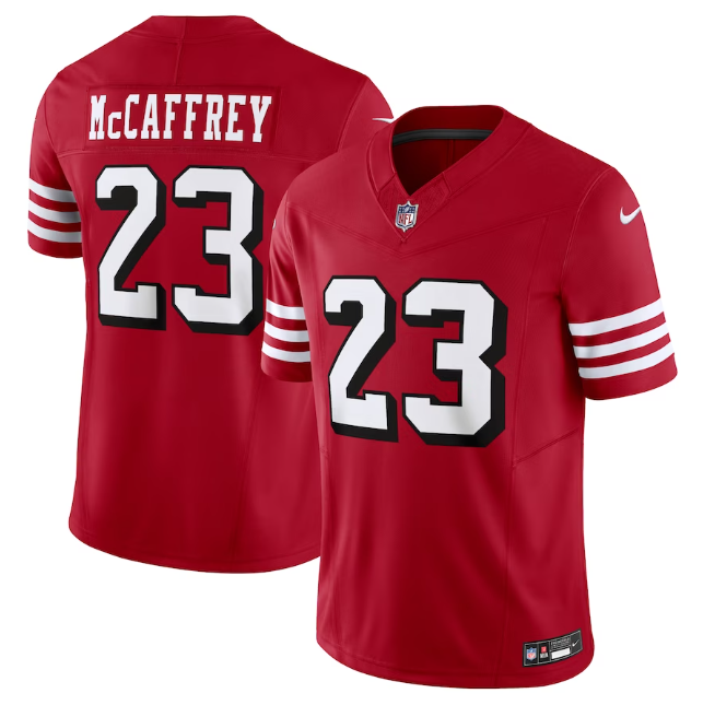 Camisa NFL Plus Size San Francisco 49ers Vapor F.U.S.E. Limited Jersey  Vermelha Preta