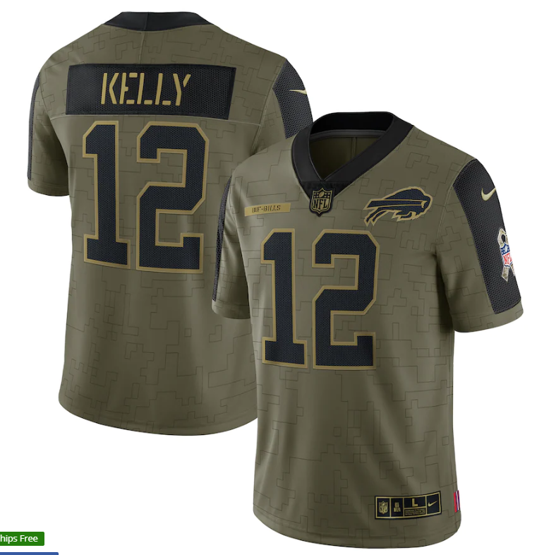 Camisa NFL Buffalo Bills Vapor Limited Jersey Salute To Service 2021