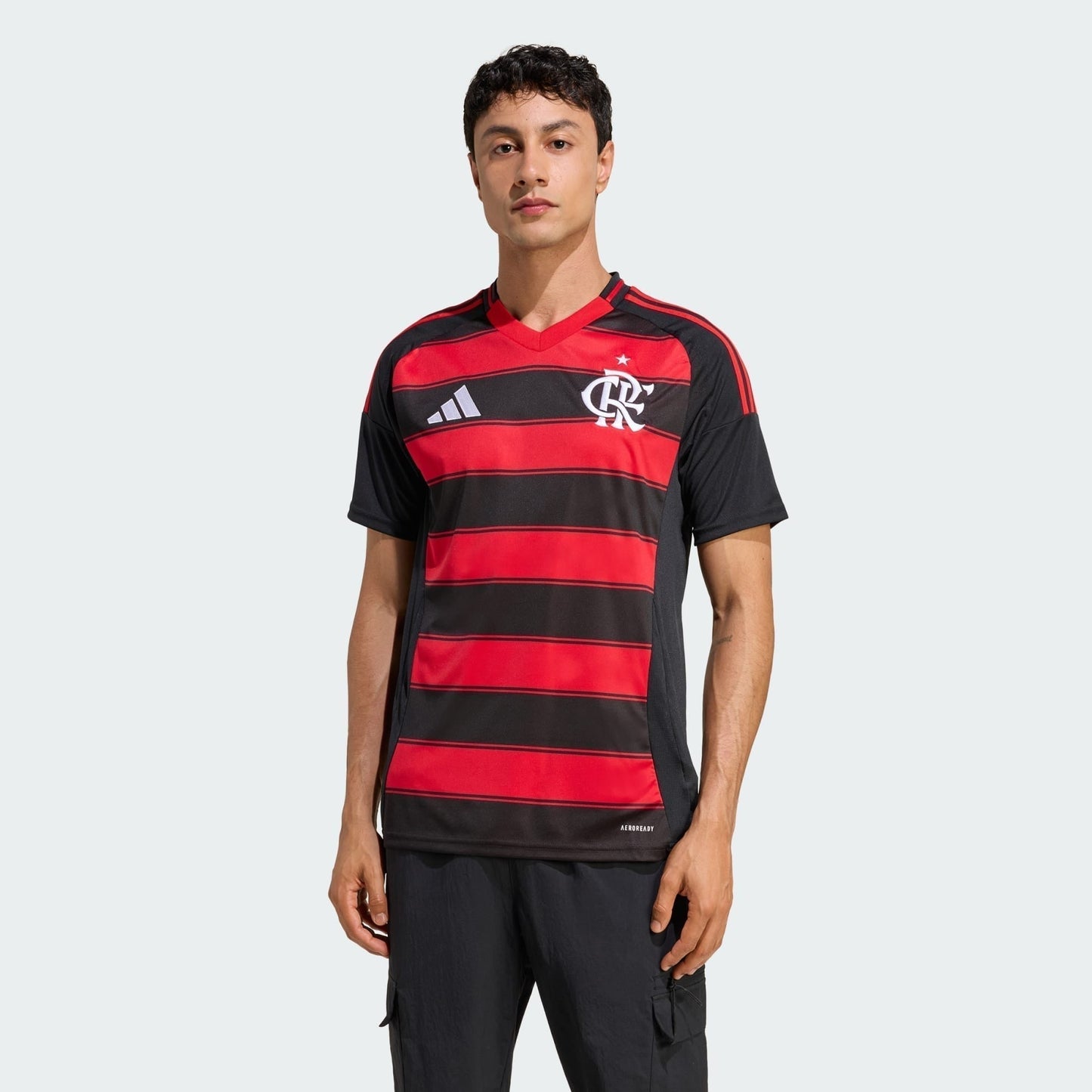 Camisa Adidas Flamengo 2025/26 I B. HENRIQUE N° 27