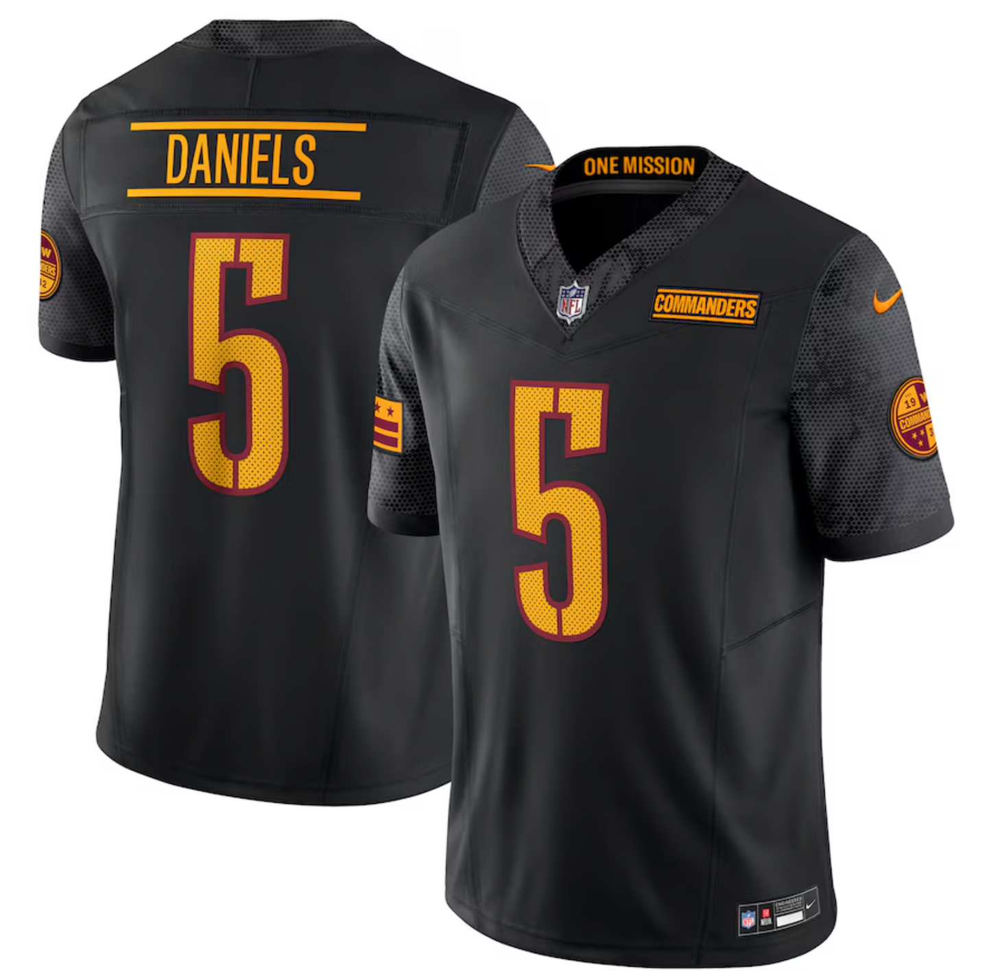 Camisa NFL Washington Commanders Vapor F.U.S.E. Limited Jersey Preta