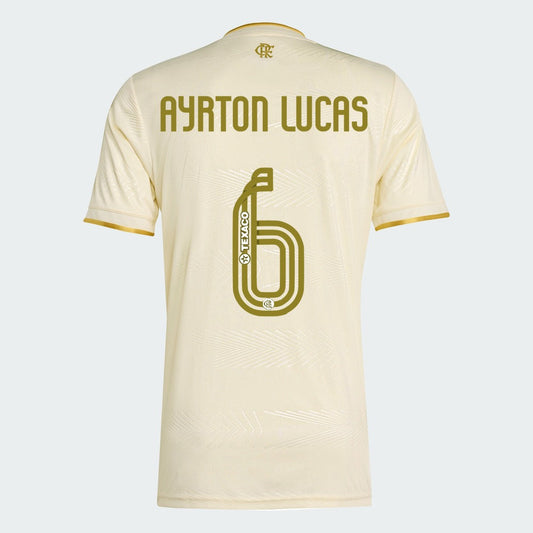 Camisa Adidas Flamengo 2025/26 III AYRTON LUCAS N° 6