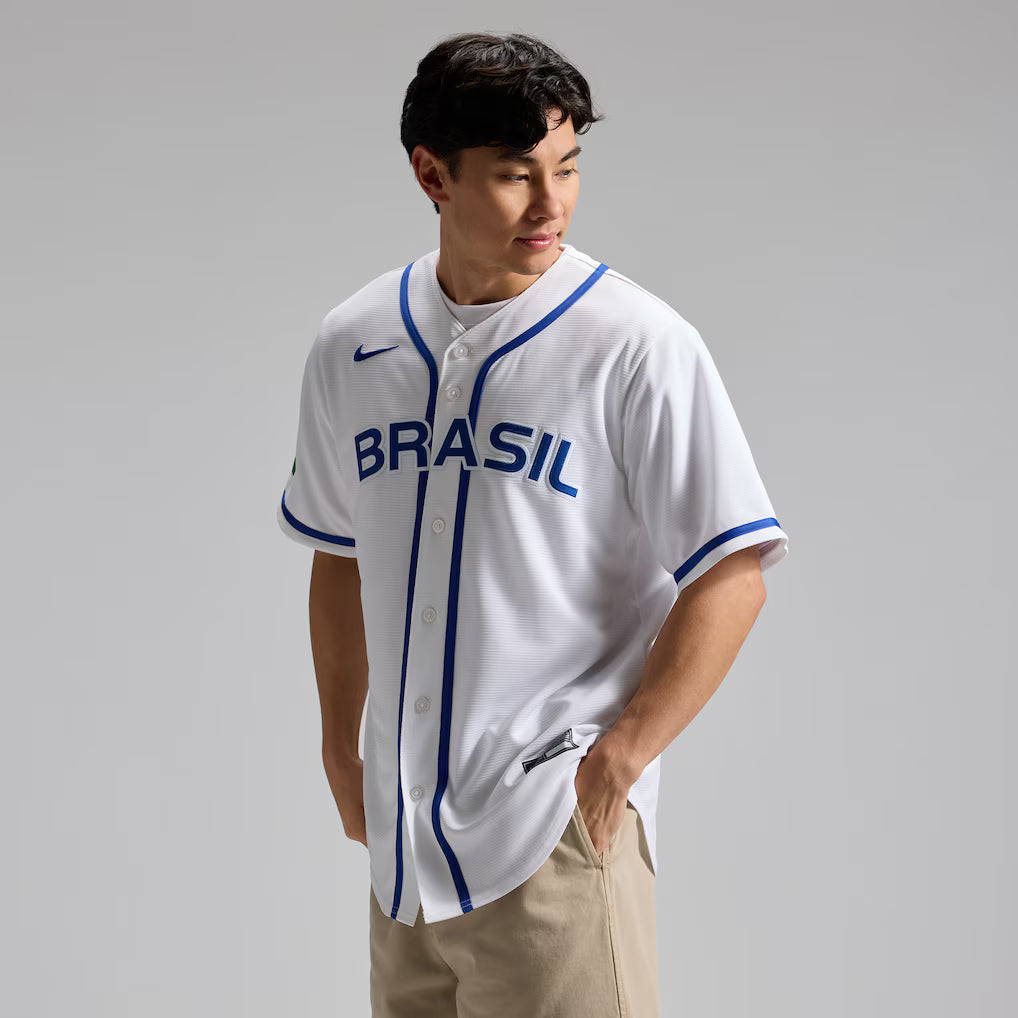 Jersey Beisebol Brasil WBC 2026 Branca