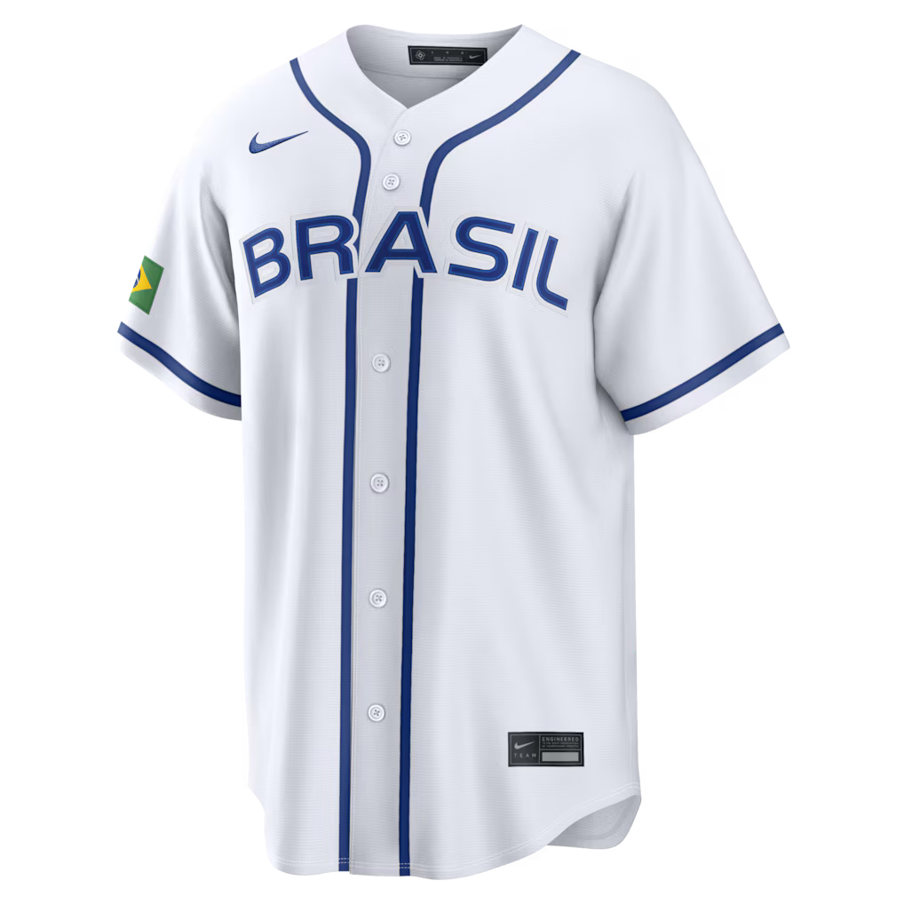 Jersey Beisebol Brasil WBC 2026 Branca