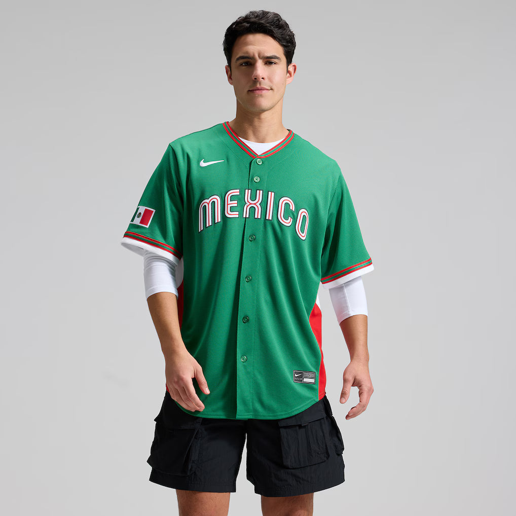 Jersey Beisebol México WBC 2026 Verde