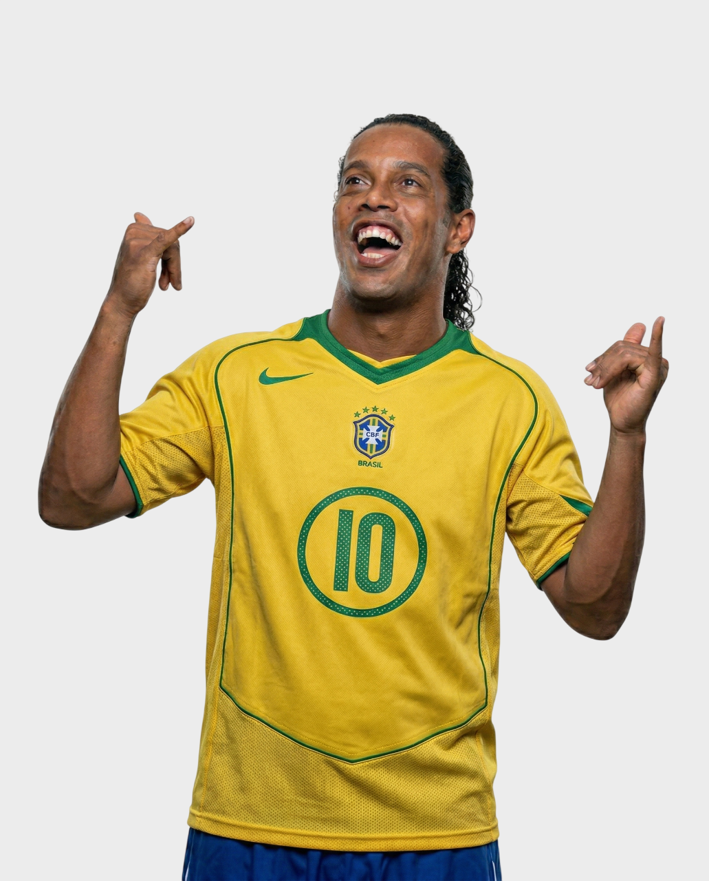 Camisa Seleção Brasileira I 2004 Reedição Total 90 Nike - RONALDINHO 10