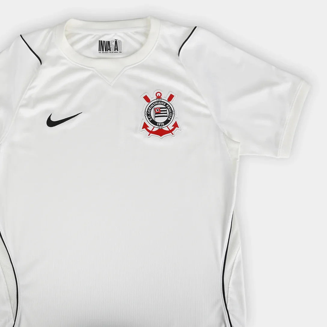 Camisa Corinthians I 2026/27 s/n Torcedor Nike Masculina - Branco