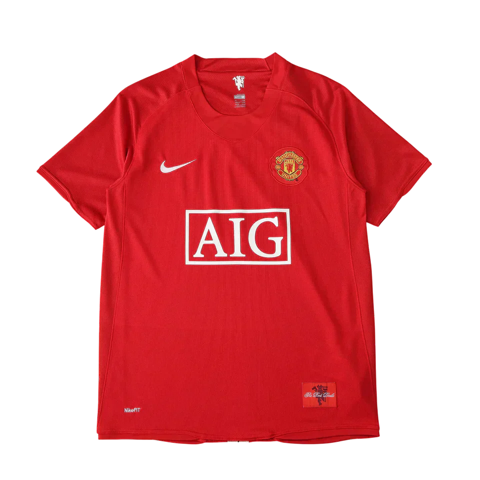 Camisa Manchester United I 2007/2008 - Vermelha