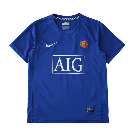 Camisa Manchester United III 2008/2009 - Torcedor Nike Masculina - Azul