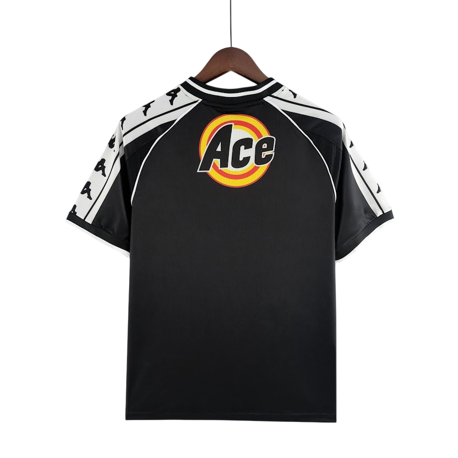 Camisa Vasco I 2000 Retrô - Preta e Branca