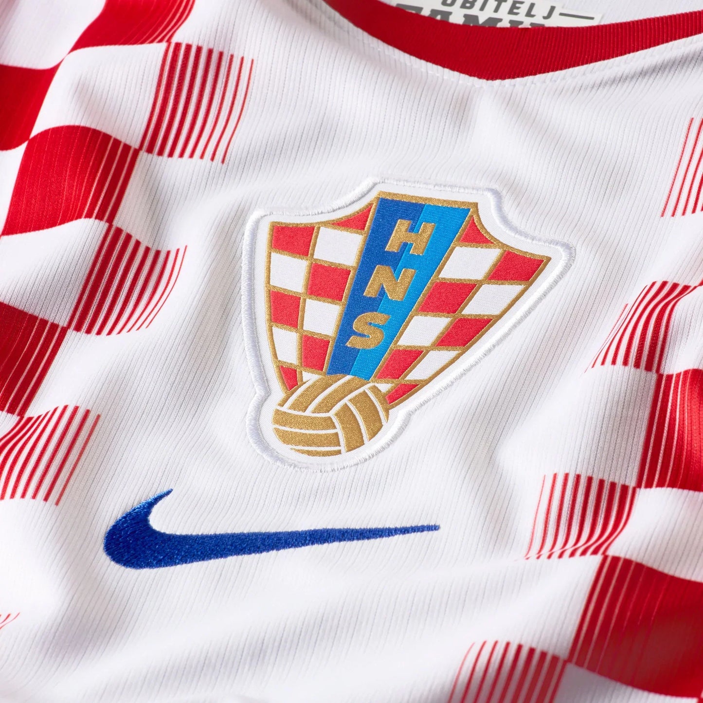 Camisa Croácia I 26/27 - Torcedor Nike Masculina - Branco e Vermelho