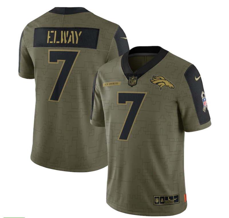 Camisa NFL Denver Broncos Vapor Limited Jersey Salute To Service 2021