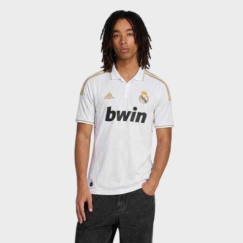 Camisa Real Madrid I 2011/2012 - Adidas - Branco - Retrô