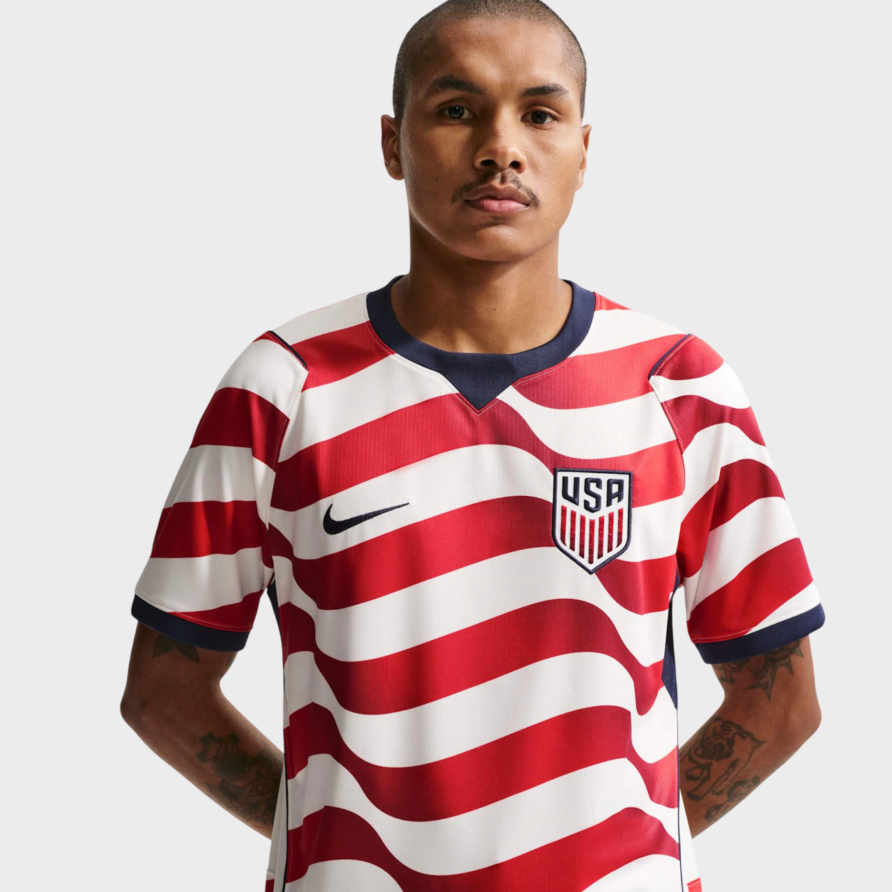 Camisa Estados Unidos I 26/27 - Torcedor Nike - Branca e Vermelha