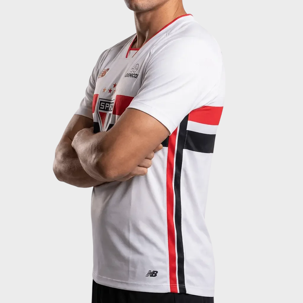 Camisa São Paulo I 26/27 - Branca e Vermelha