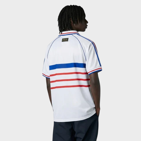 Camisa França II 1998 Adidas - Branca - Retrô