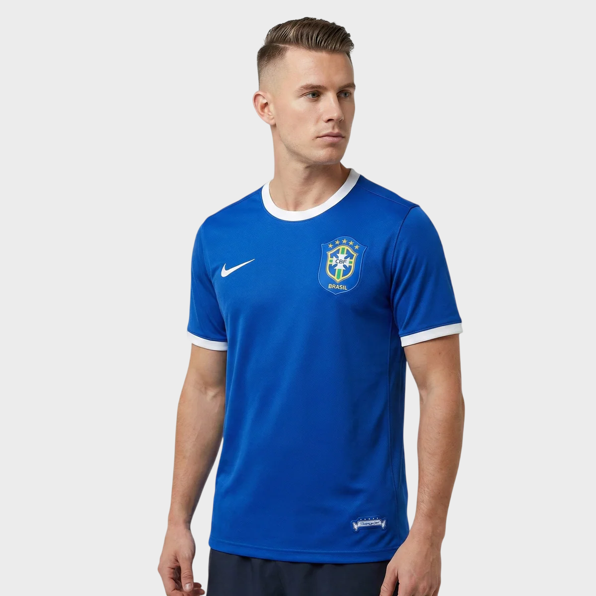 Camisa Seleção Brasileira II 2006 Nike - Retrô - Azul