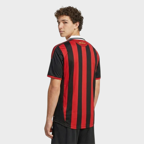 Camisa Milan I 2009/2010 Adidas Torcedor - Vermelha e Preto - Retrô