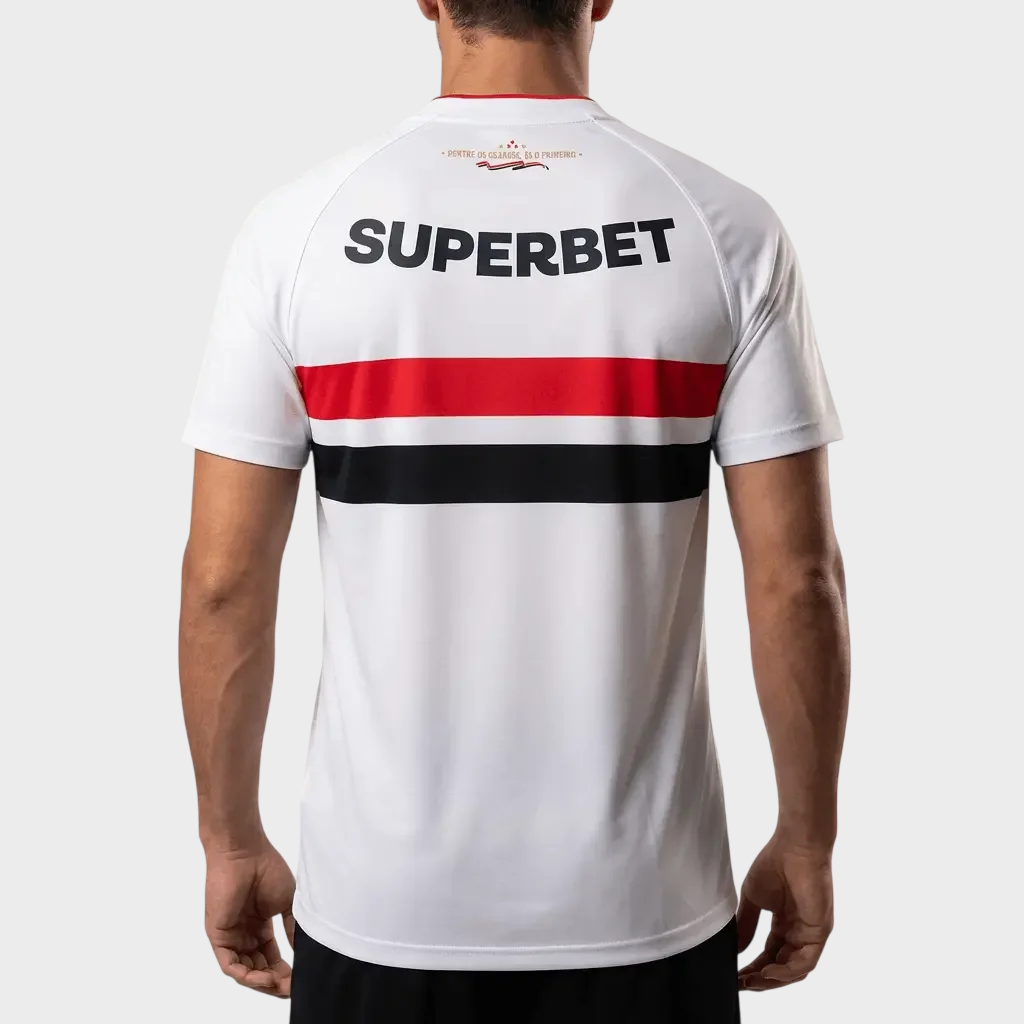 Camisa São Paulo I 26/27 - Branca e Vermelha