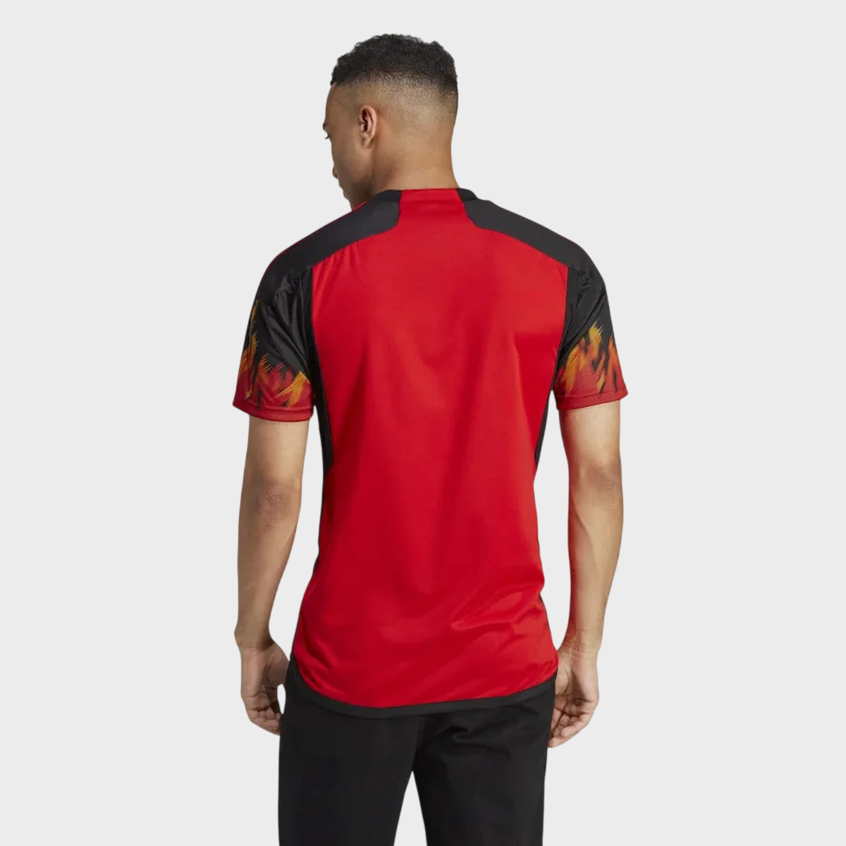 Camisa Bélgica I 2022 - Torcedor Adidas Masculina - Vermelha - Retrô