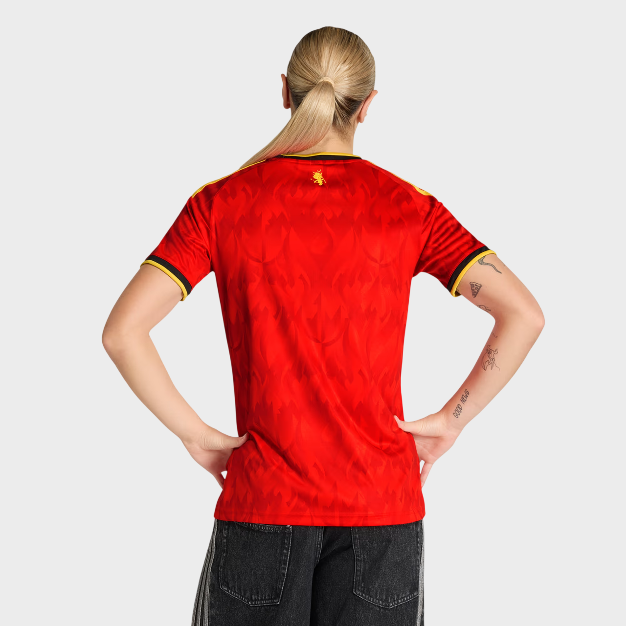 Camisa Bélgica Feminina I 26/27 - Torcedor Adidas - Vermelha