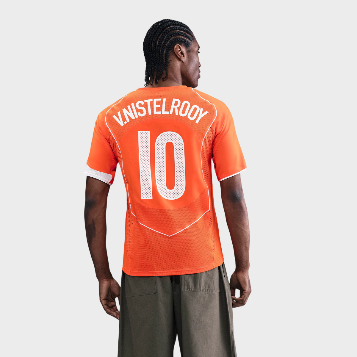 Camisa Holanda I 2004 Reedição Total 90 Nike - Laranja