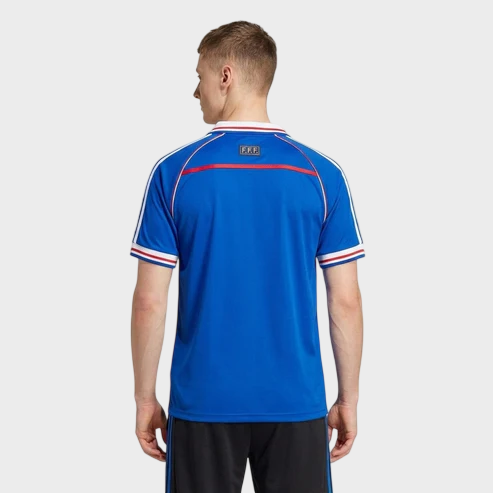 Camisa França I 1998 Adidas - Azul - Retrô