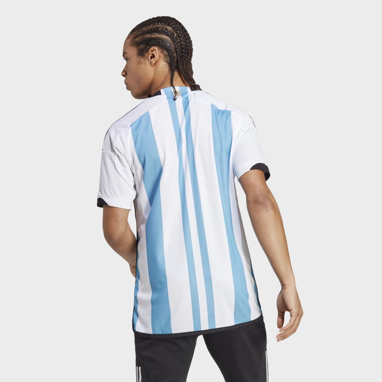 Camisa Argentina I 2023 Torcedor Adidas Masculina + Patch Campeão do Mundo