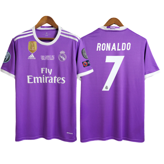 Camisa Real Madrid II 2016/2017 - Final Champions League - RONALDO 7