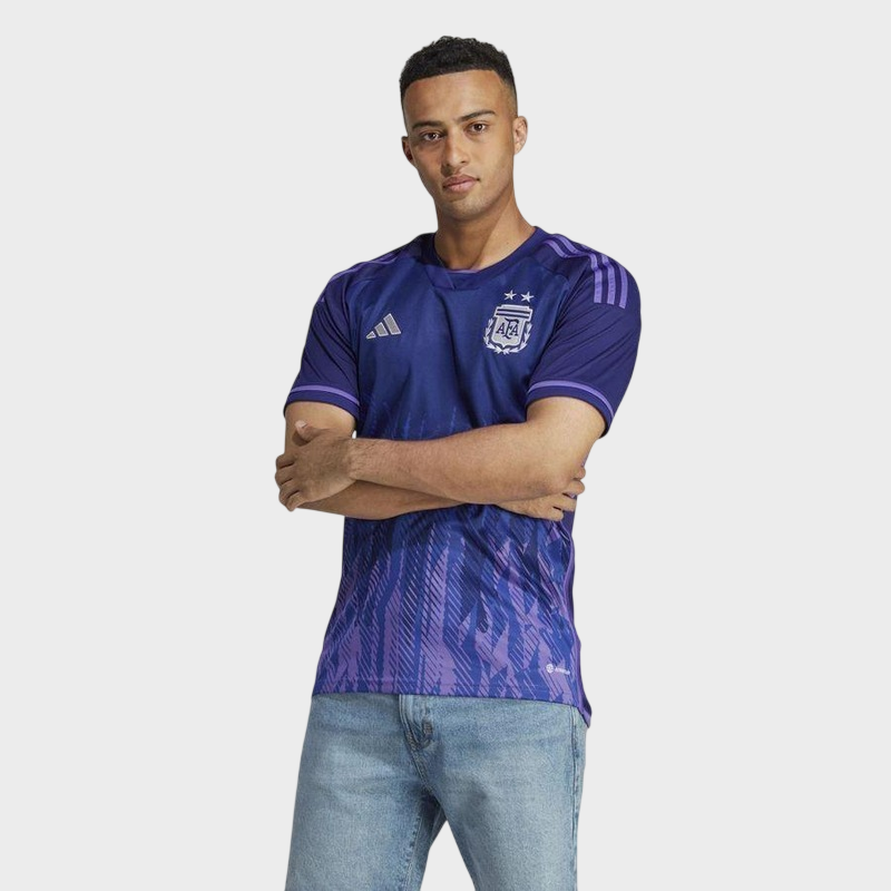 Camisa Argentina II 2022 Torcedor Adidas Masculina - Roxa - Retrô