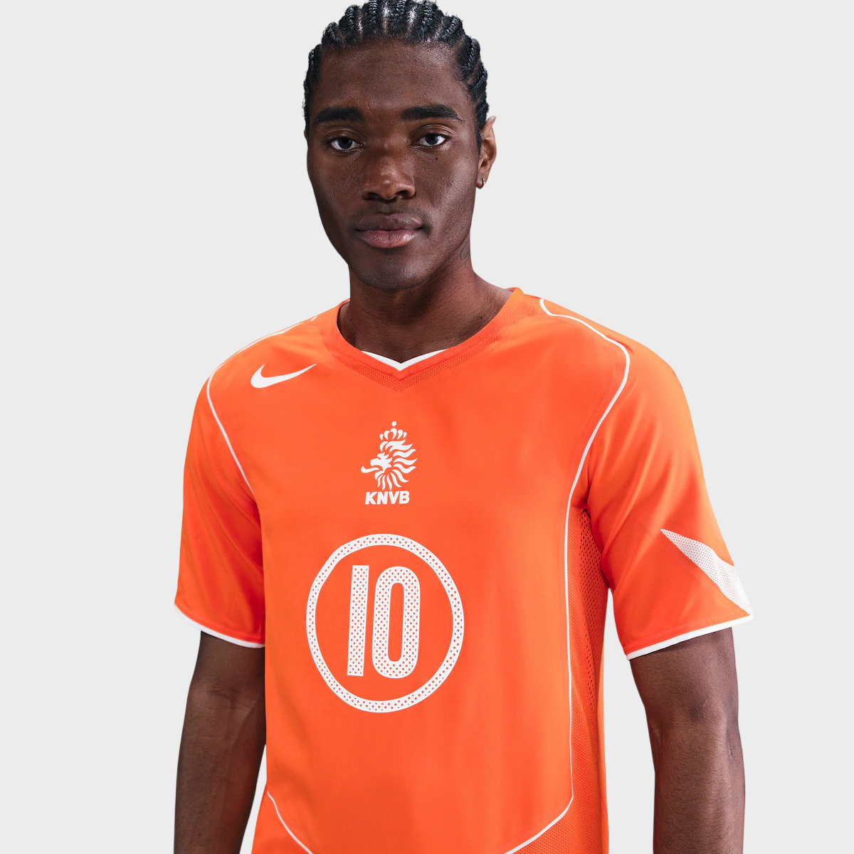 Camisa Holanda I 2004 Reedição Total 90 Nike - Laranja