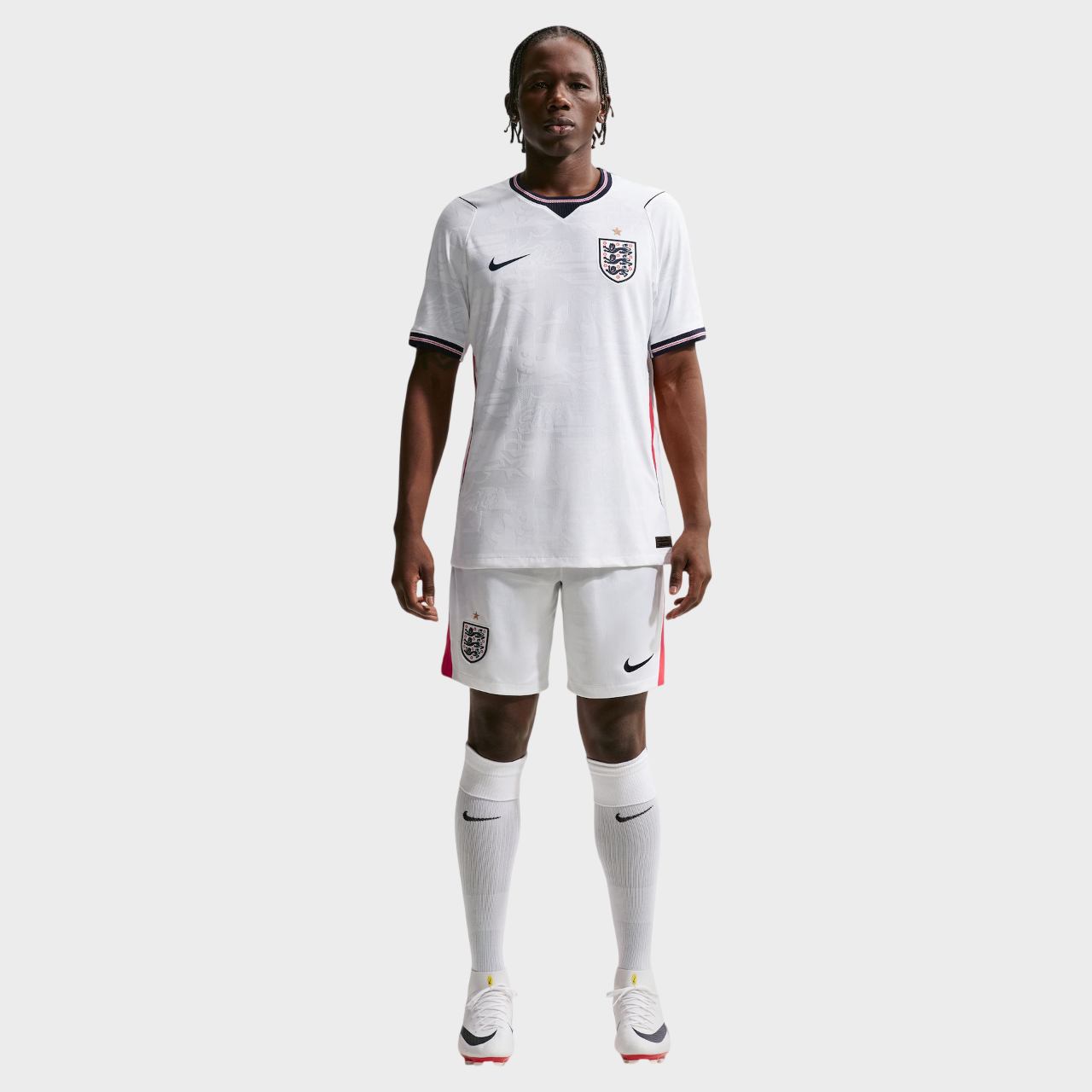 Camisa Inglaterra I 26/27 - Jogador Nike Masculina - Branca