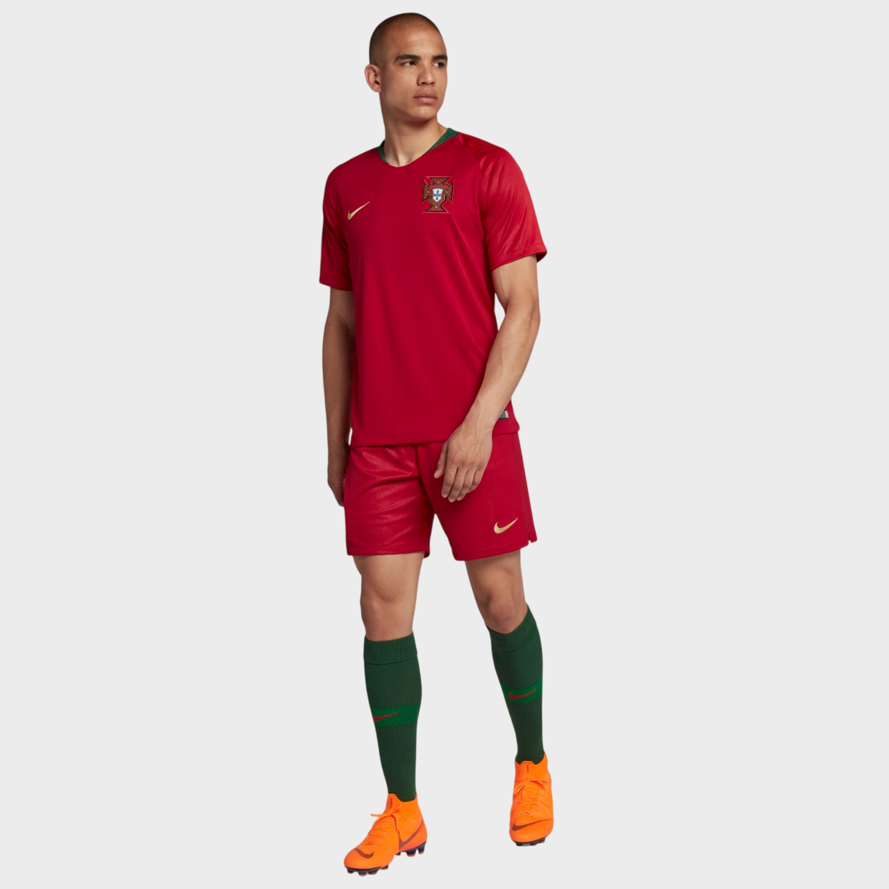 Camisa Portugal I 2018 - Torcedor - Vermelha - Retrô