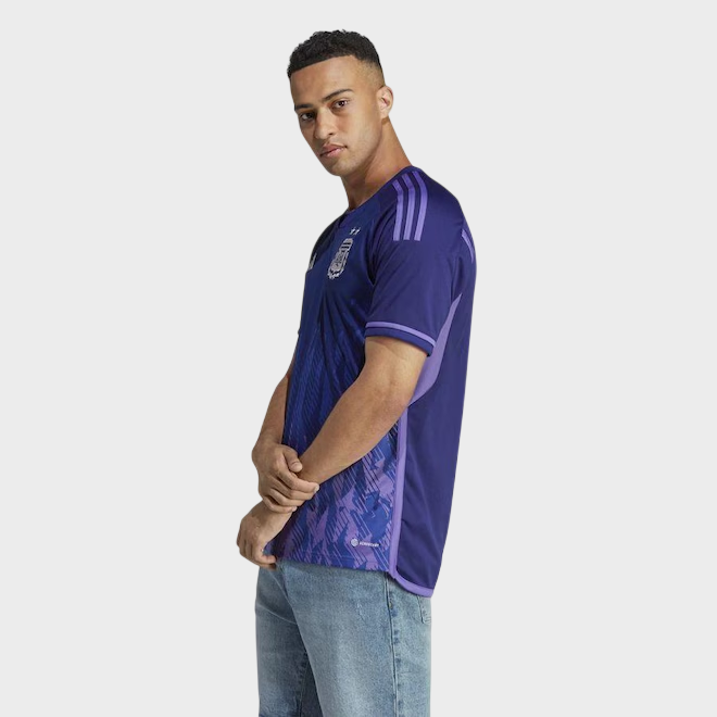 Camisa Argentina II 2022 Torcedor Adidas Masculina - Roxa - Retrô