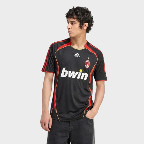 Camisa Milan III 2006/2007 Adidas Torcedor - Preta - Retrô