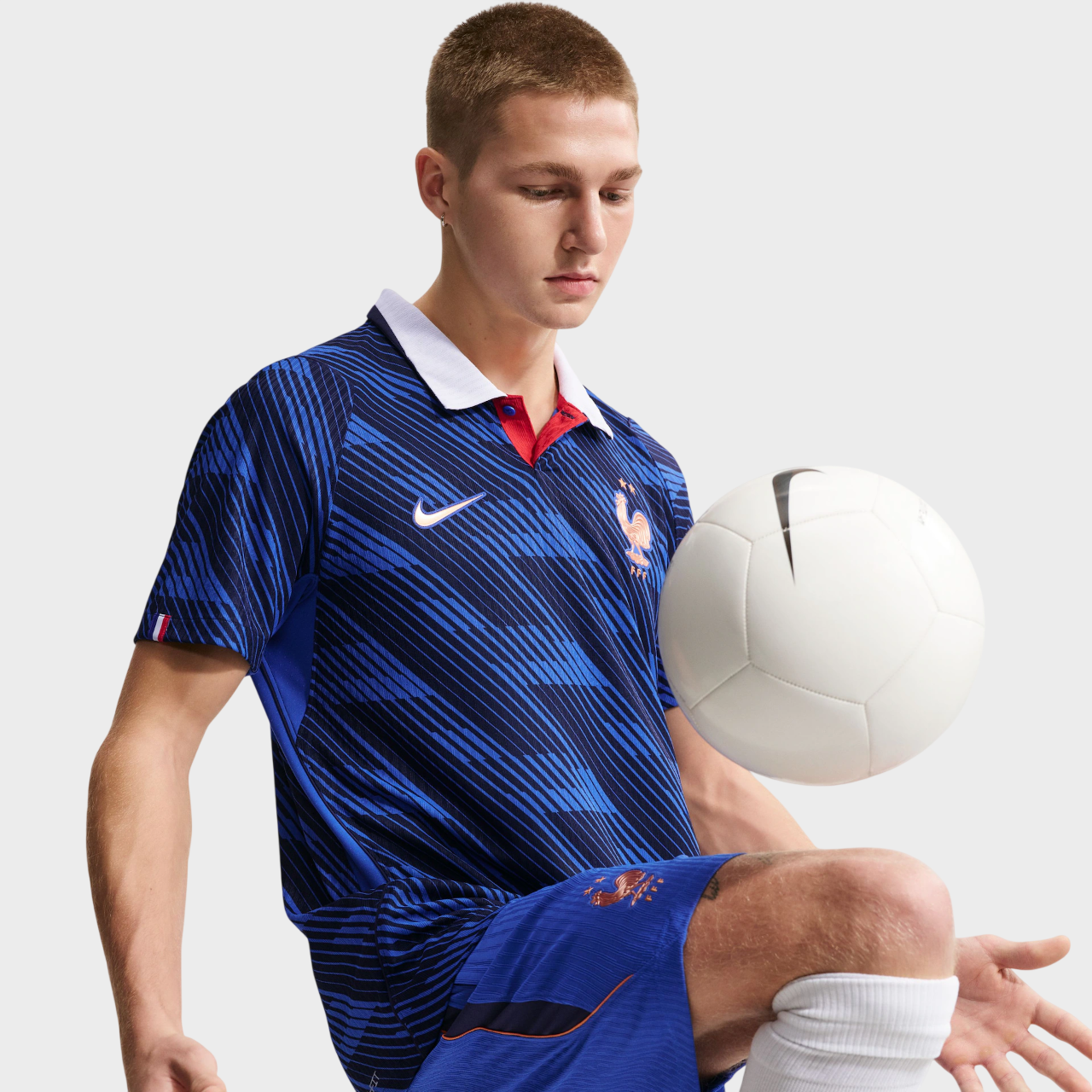 Camisa França I 26/27 - Jogador Nike Masculina - Azul