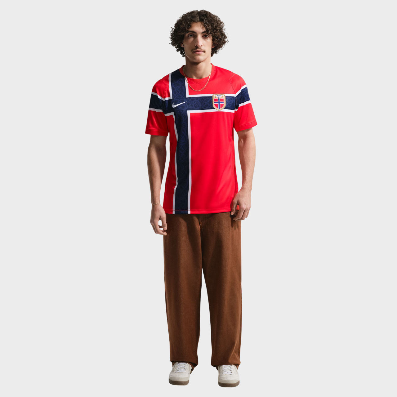 Camisa Noruega I 26/27 - Torcedor Nike Masculina - Vermelha