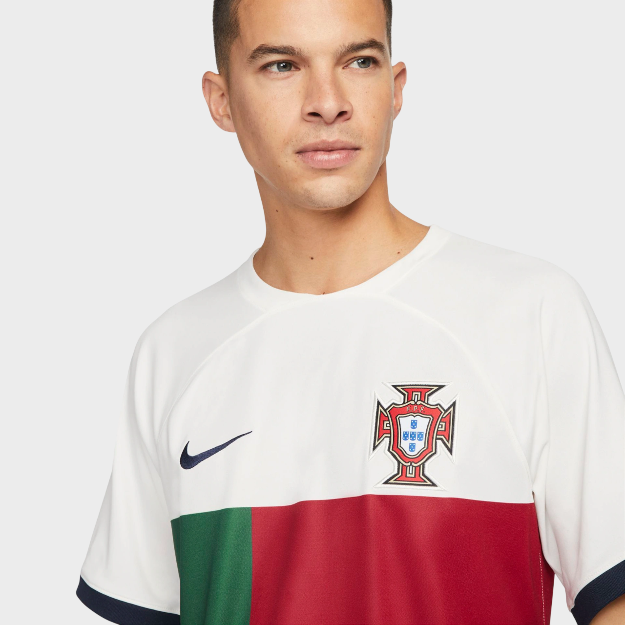 Camisa Portugal II 2022 - Torcedor Nike Masculina - Branca - Retrô