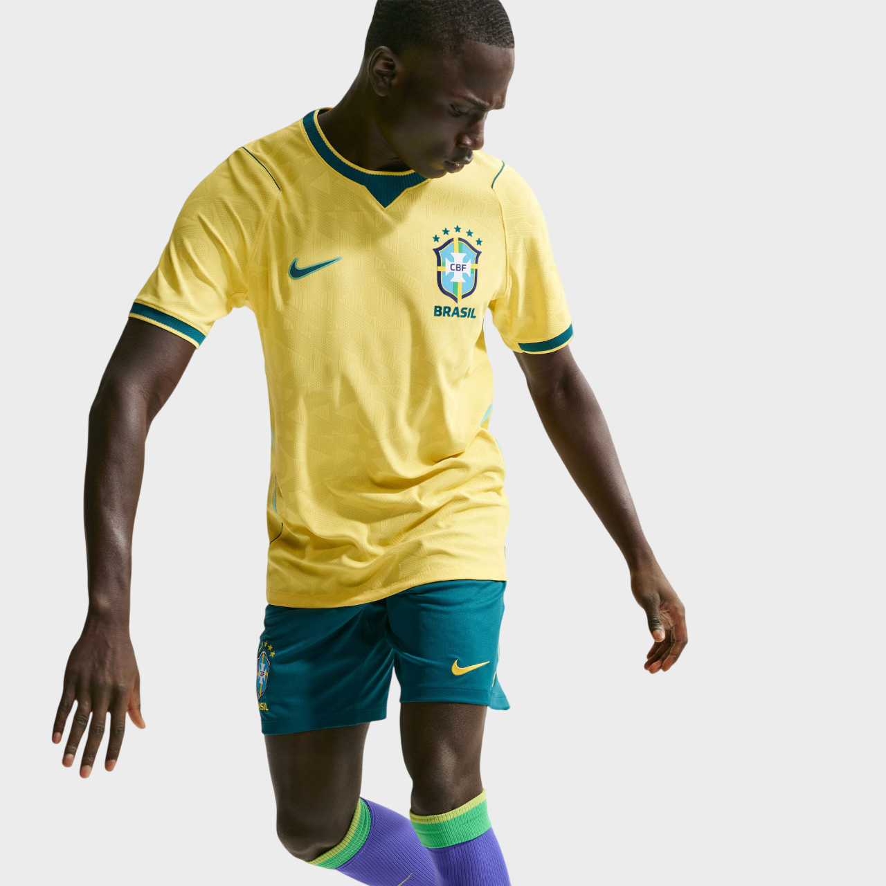 Camisa Seleção Brasileira I 26/27 - Jogador Nike Masculina - Amarela