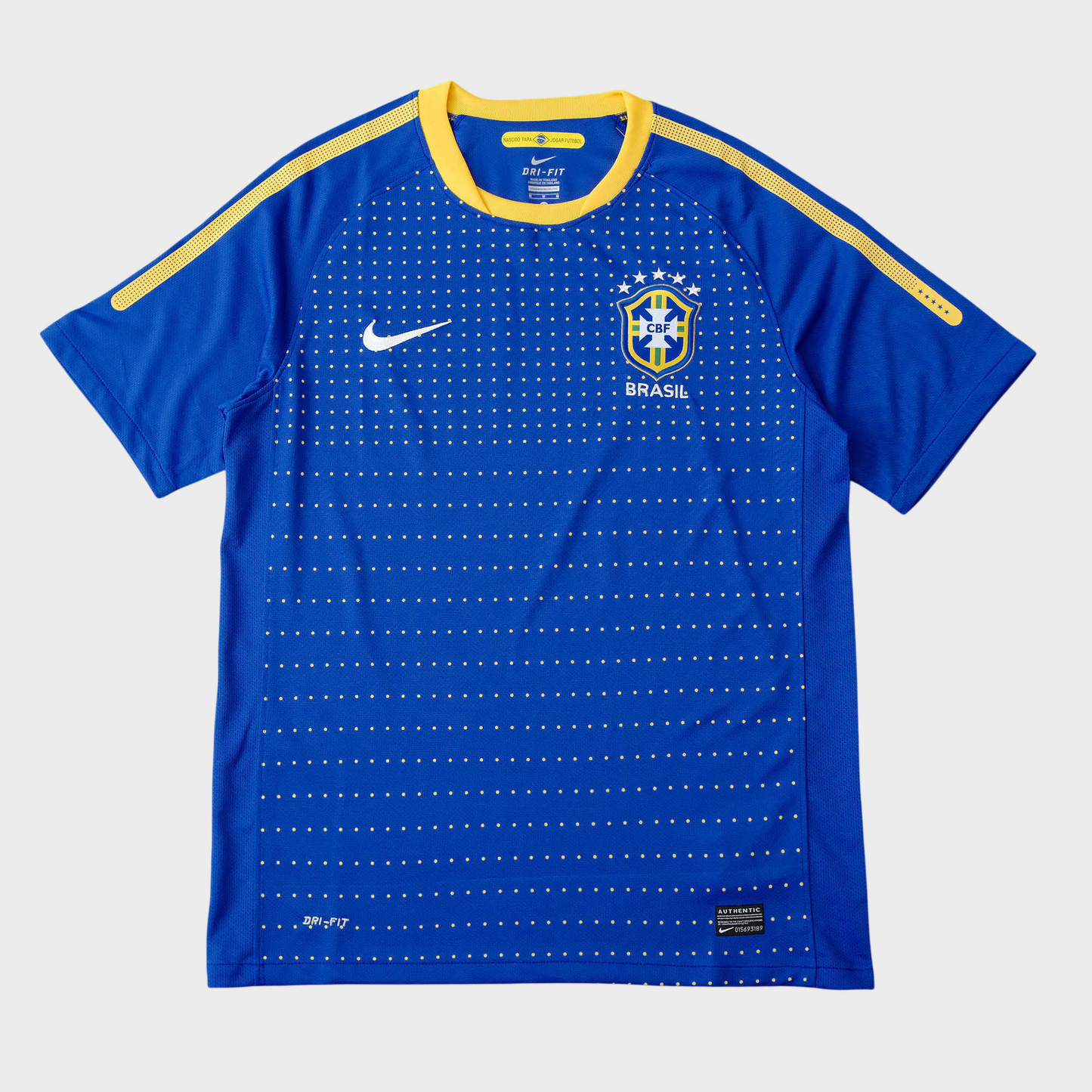 Camisa Seleção Brasileira II 2010 Nike - Retrô - Azul