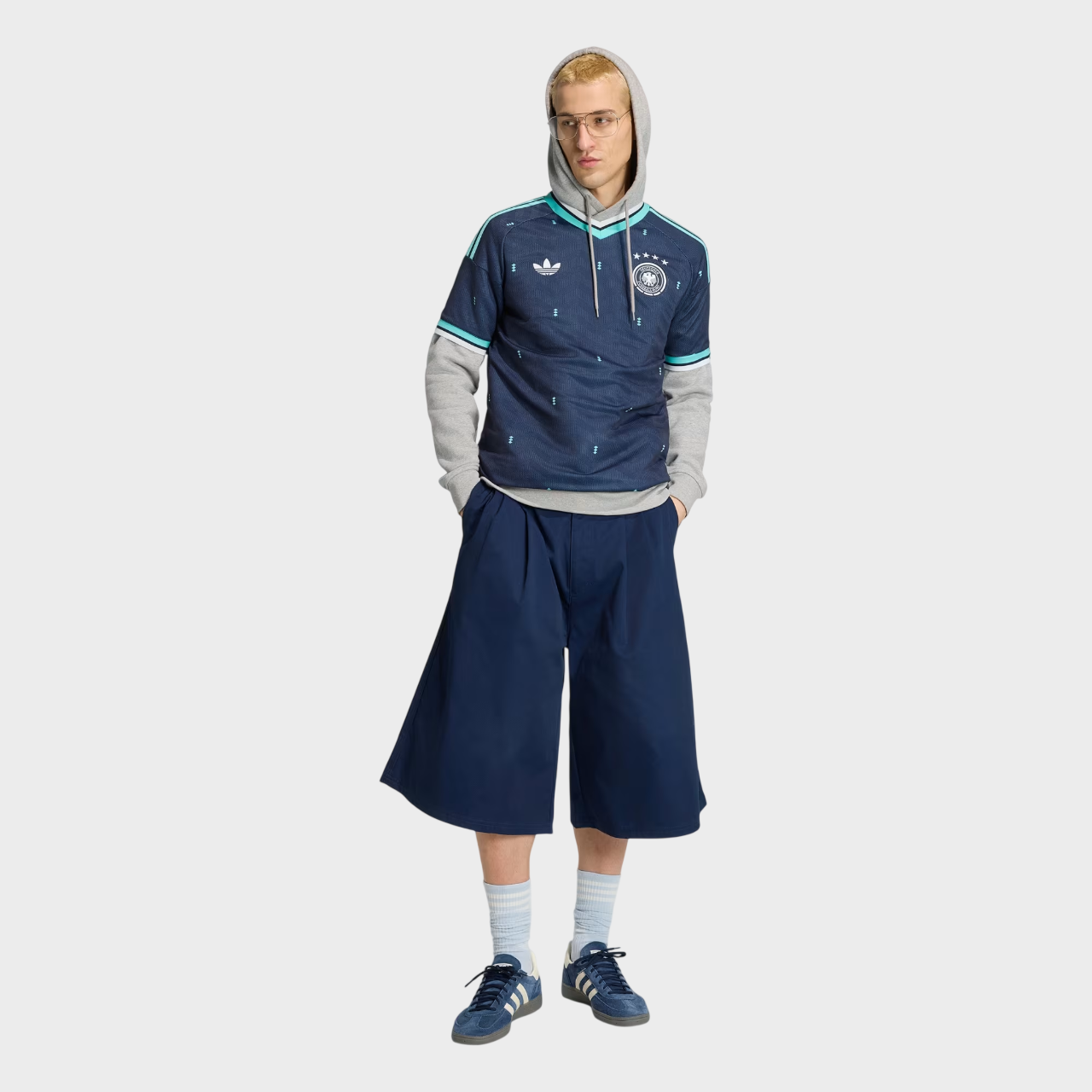 Camisa Alemanha II 26/27 - Torcedor Adidas Masculina - Azul
