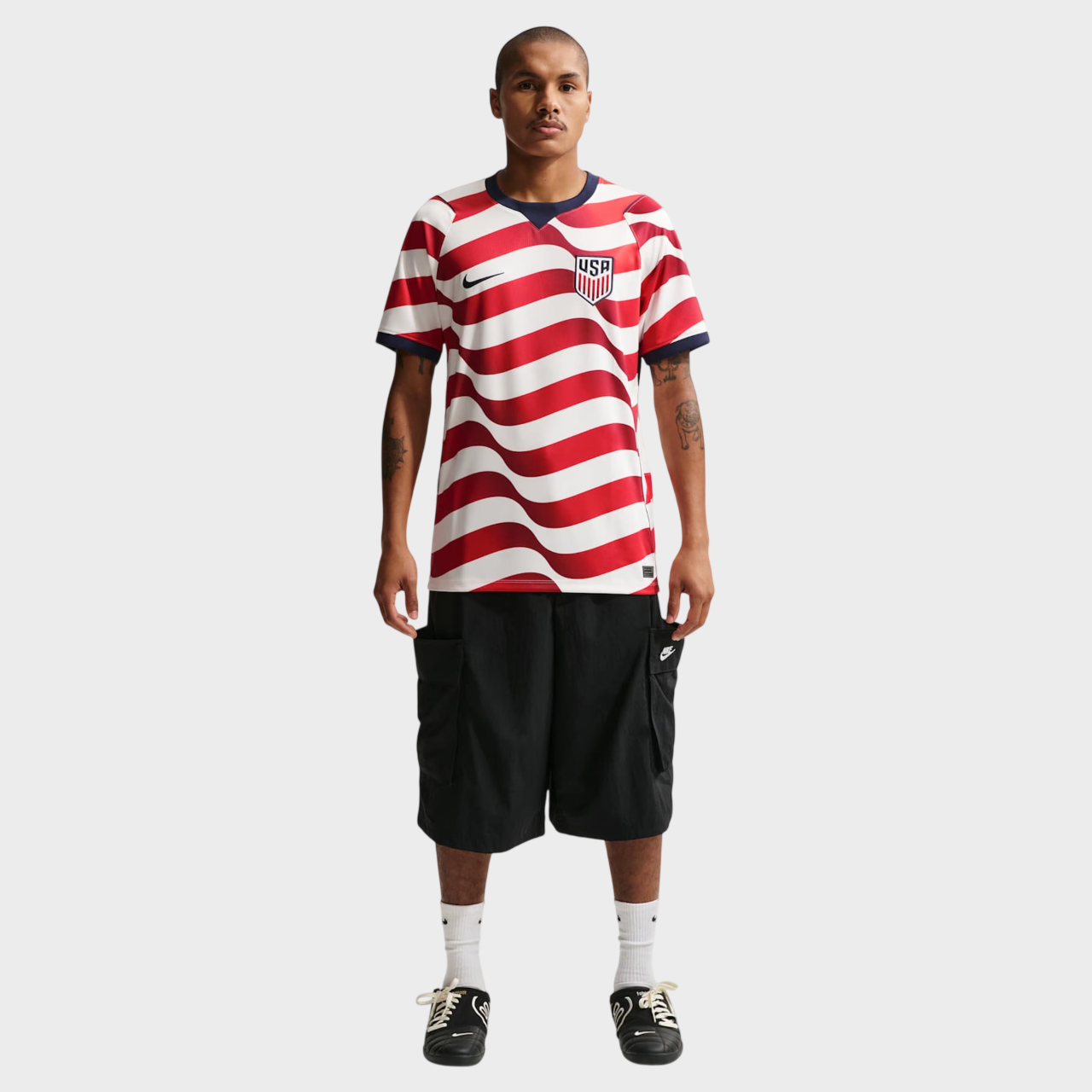 Camisa Estados Unidos I 26/27 - Torcedor Nike - Branca e Vermelha