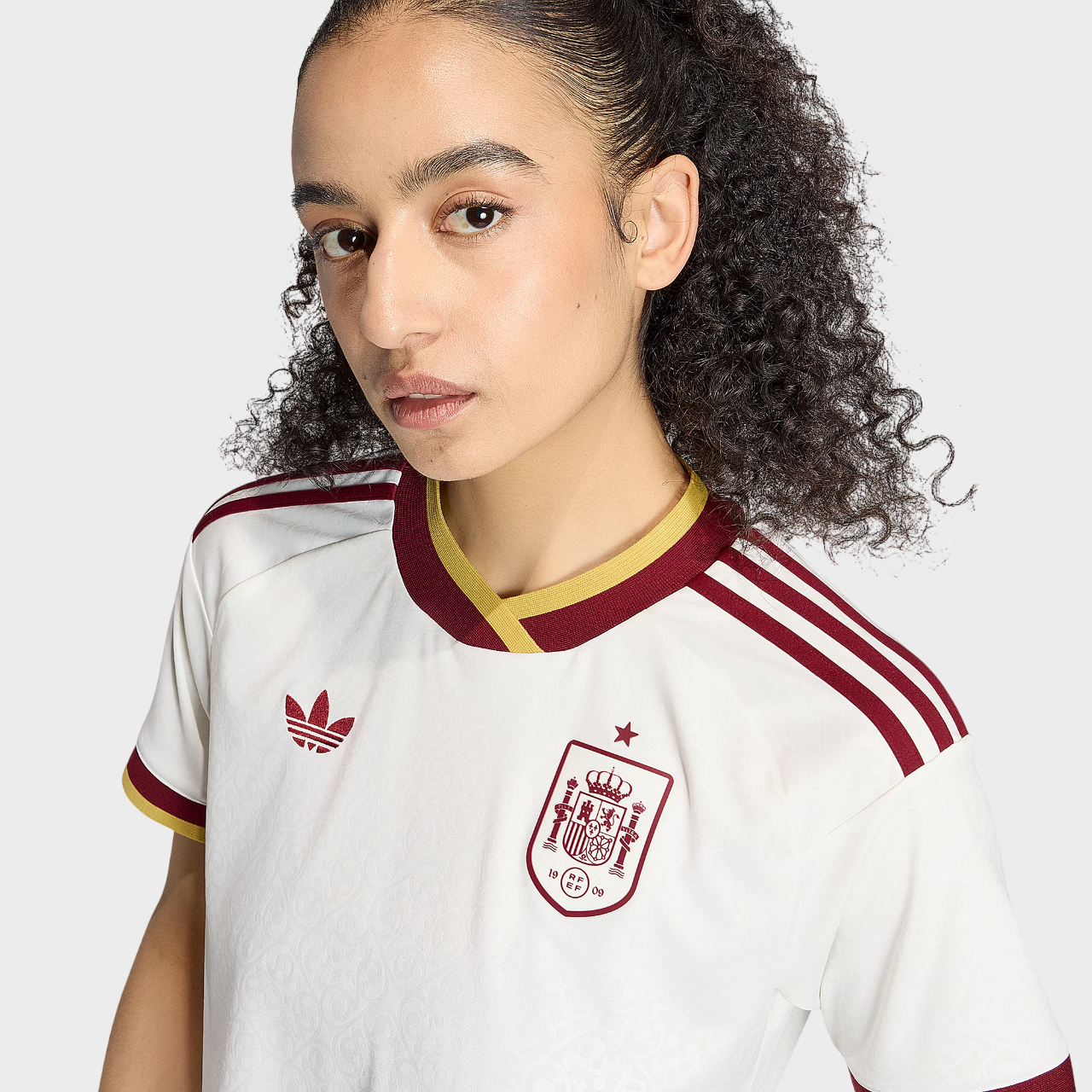 Camisa Espanha Feminina II 26/27 - Torcedor Adidas Off White