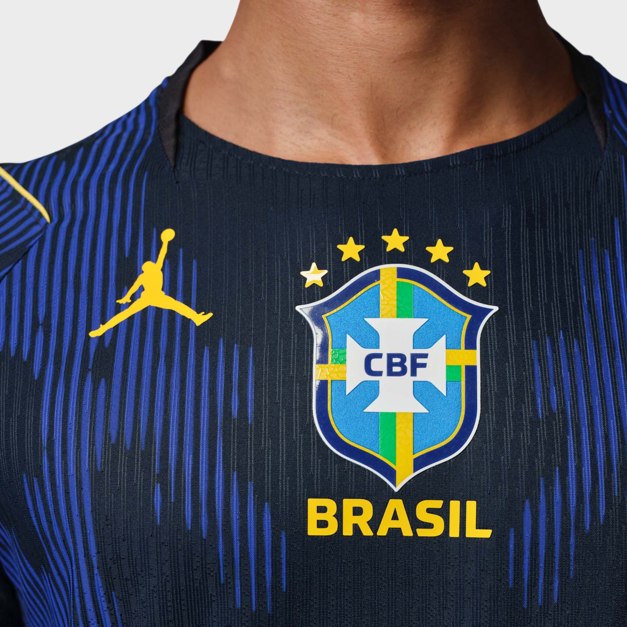 Camisa Seleção Brasileira II 26/27 - Jogador Nike X Jordan Masculina - Azul