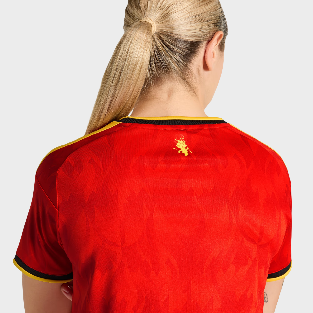 Camisa Bélgica Feminina I 26/27 - Torcedor Adidas - Vermelha