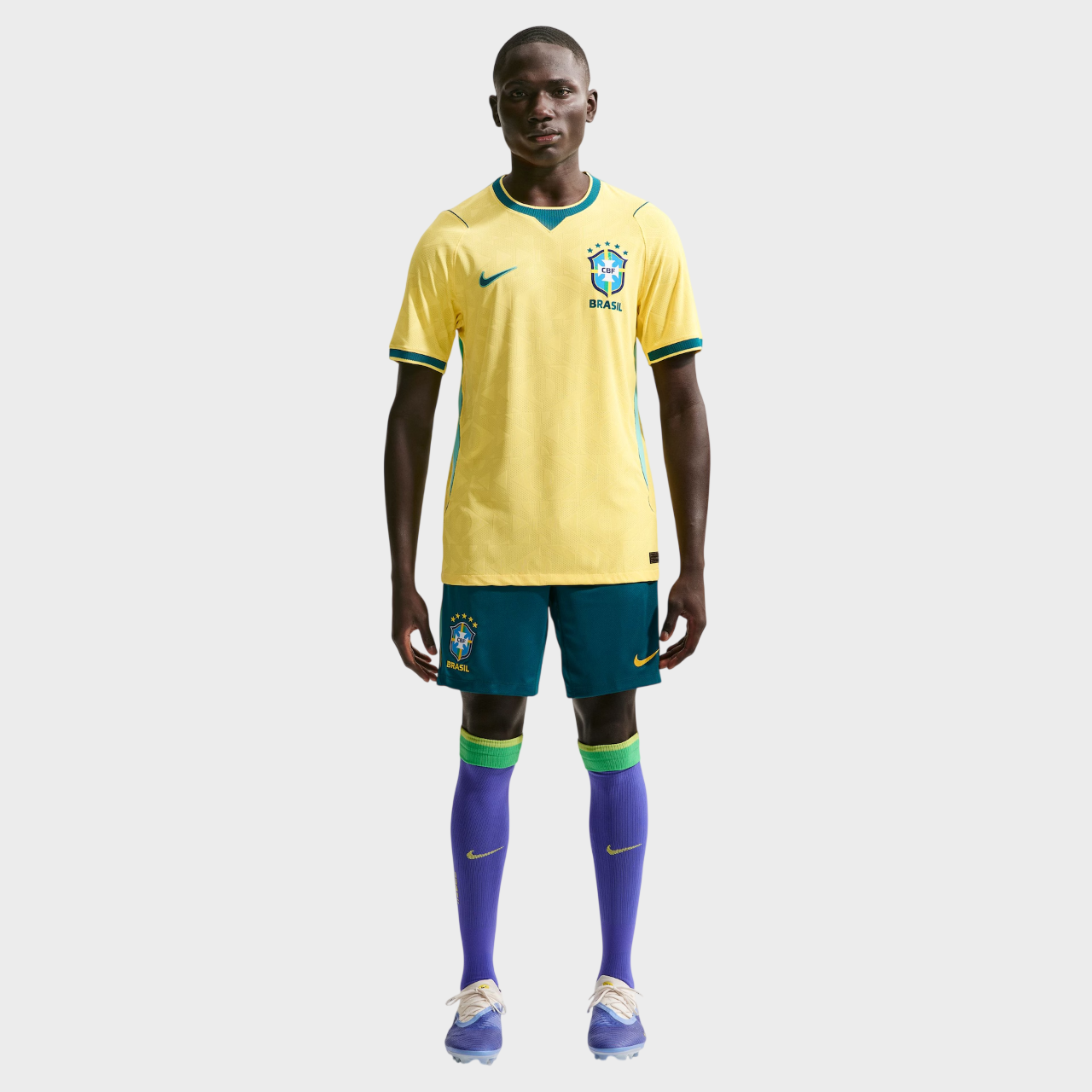 Camisa Seleção Brasileira I 26/27 - Jogador Nike Masculina - Amarela