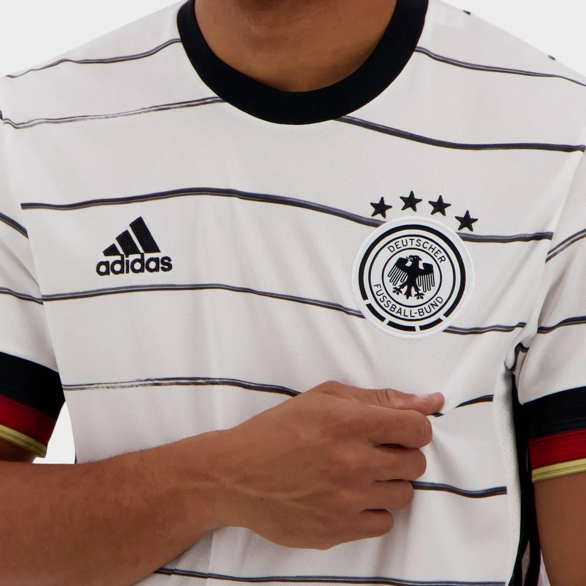 Camisa Alemanha I 2020 Adidas - Branca - Retrô
